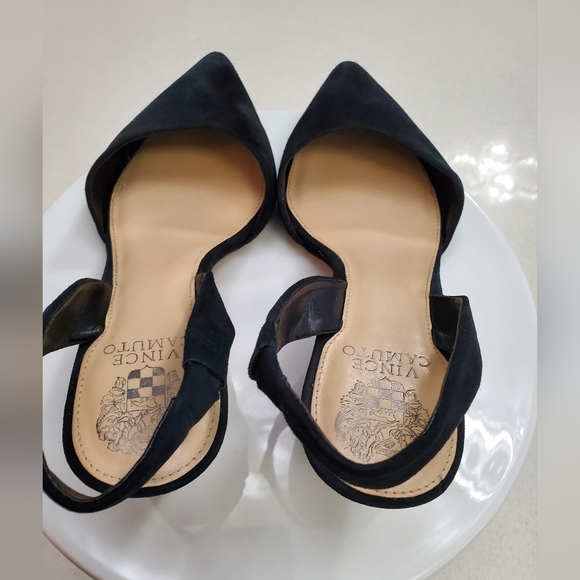 Vincent Camuto Suede Sling Back Sandals - Size 10 - Picture 5 of 6